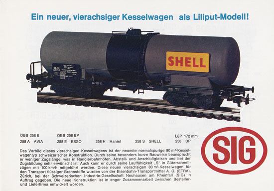 Liliput H0-Modellbahn Katalog 1967-1968
