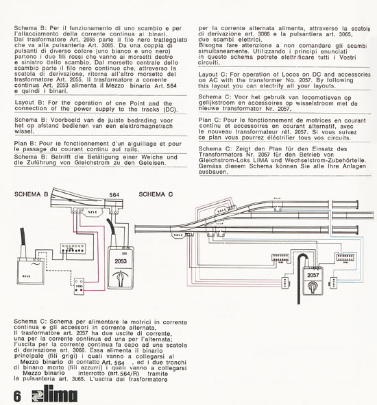 Lima Catalogo Micro Model N 1970-1971