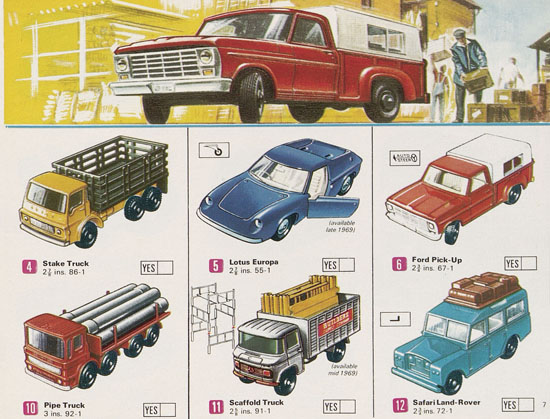 Matchbox Katalog 1969