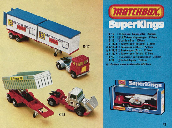 Matchbox Katalog 1979-1980