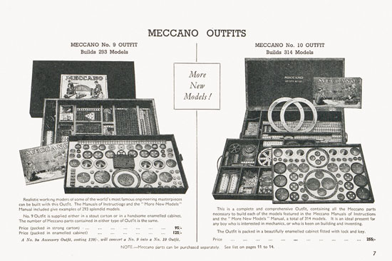 Meccano Katalog 1939-1940