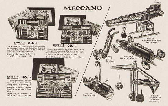 Meccano Le Livre des Meilleurs Jouets Katalog 1938-1939