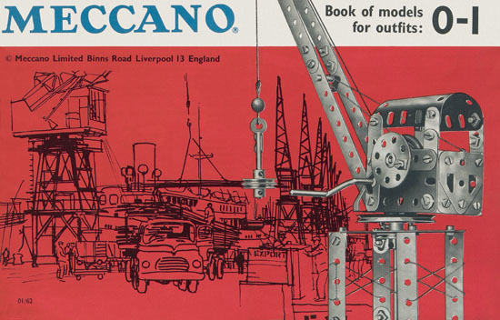 Meccano Book of models 0-1 1962