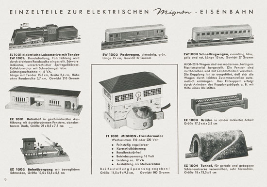 Gebr. Staiger Mignon Katalog 1950