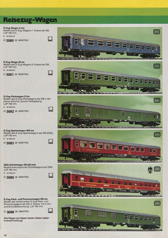 Minitrix Katalog 1979-1980