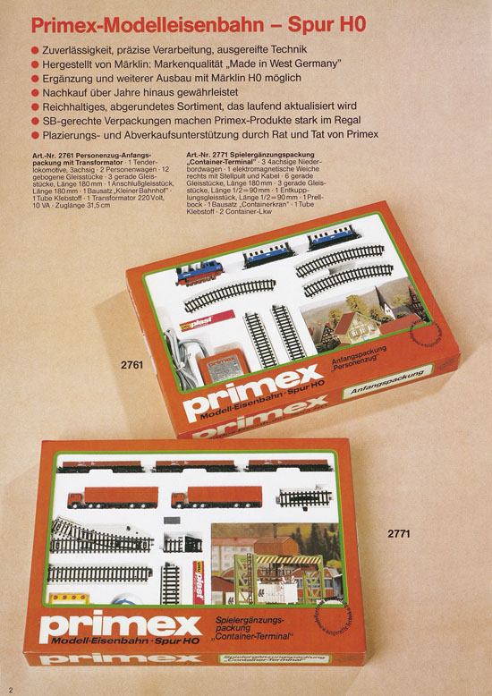 Primex Katalog 1986