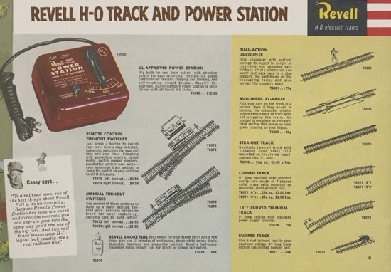 Revell H0 electric trains 1957-1958
