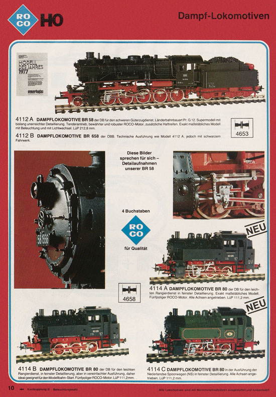 Roco International Katalog 1979