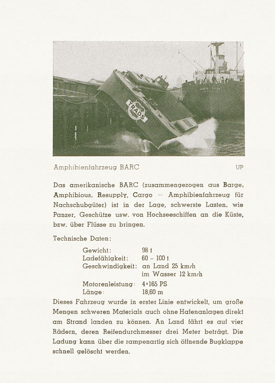 Roskopf Militärfahrzeuge Typenbeschreibungsheft 1958