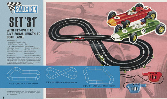 Scalextric Model Motor Racing 1966