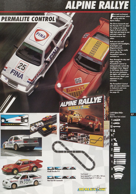 Scalextric Electric Motor Racing catalogue 1992