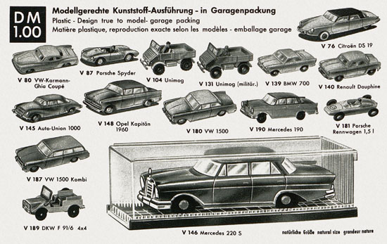 Siku Verkehrsmodelle 1964