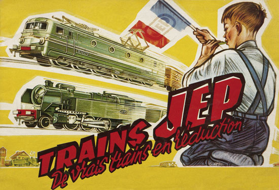 Trains JEP catalogue 1956