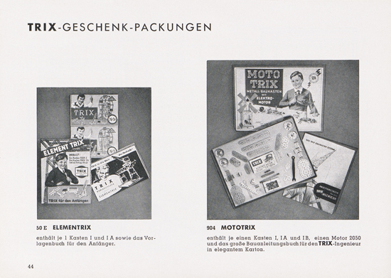 Trix Katalog 1952