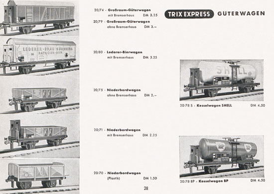 Trix-Express Katalog 1956