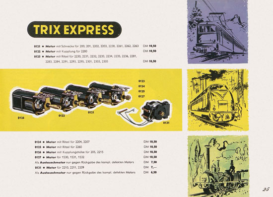 Trix Express Katalog 1963