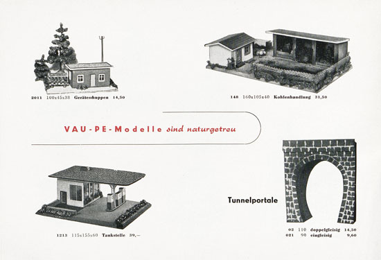 Vau-Pe Modelle 1958