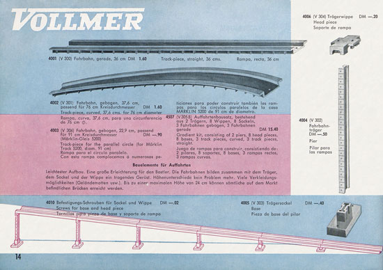 Vollmer Katalog 1959