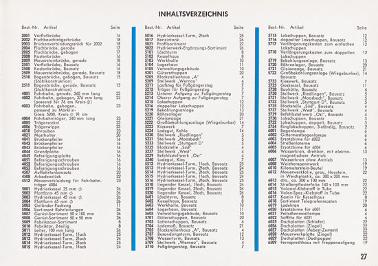 Vollmer Katalog 1962-1963