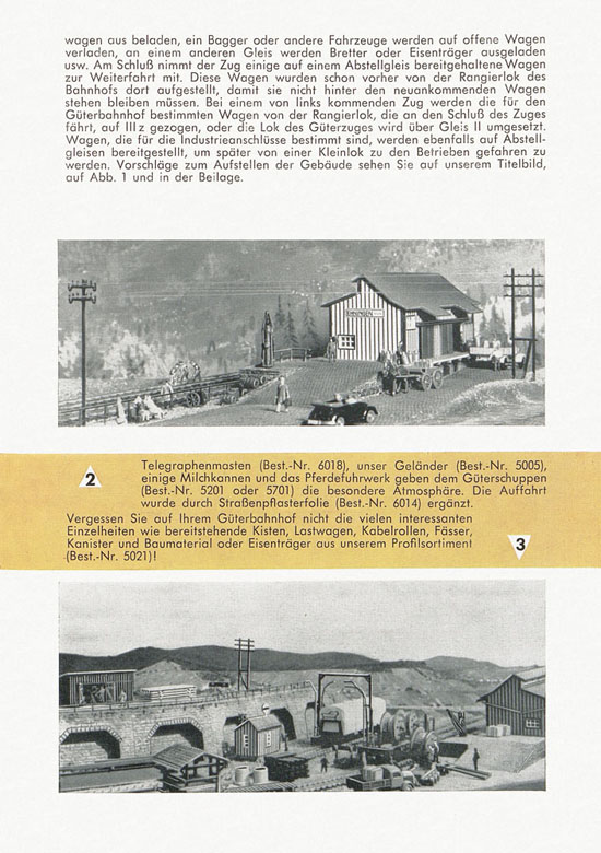 Vollmer 1000 Möglichkeiten Güterbahnhof 1961