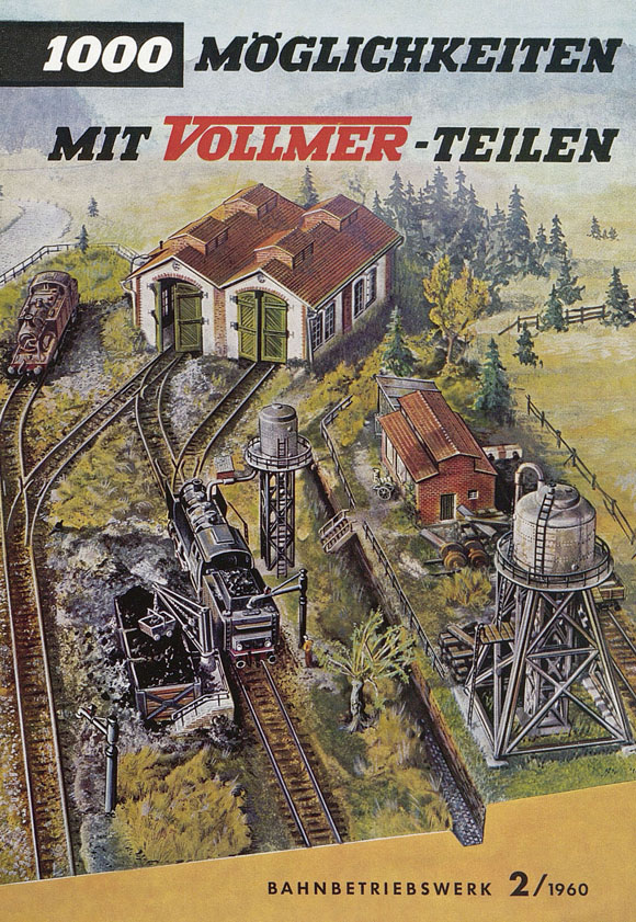 Vollmer 1000 Möglichkeiten Bahnbetriebswerk 1960