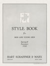 Hart Schaffner Marx Style Book for Men catalogue 1918