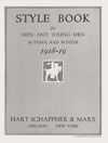 Hart Schaffner Marx Style Book for Men catalogue 1918-1919