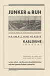 Junker Nähmaschinen Katalog 1933-1934
