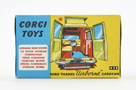 Corgi Toys 420 Ford Thames Airborne Caravan OVP