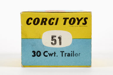 Corgi Toys 51 30 cwt. Trailor OVP