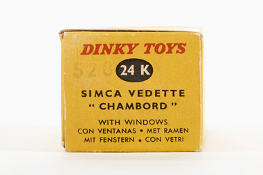 Dinky Toys 24 K Simca Vedette Chambord OVP