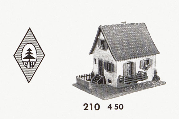 Faller Fertigmodell Nr. 210 Siedlungshaus mit Balkon