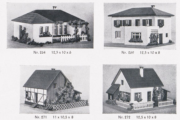 Faller Fertigmodell Nr. 264 Haus mit Rosenlaube 