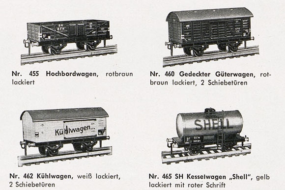 Fleischmann Nr. 455 Spur 0 Hochbordwagen