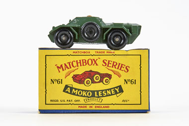 Matchbox 61 Army Scout car OVP
