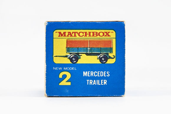 Matchbox 2 Mercedes Trailer OVP