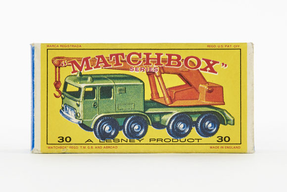 Matchbox No. 30 8 Wheel Crane OVP