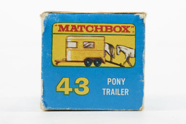 Matchbox 43 Pony trailer OVP