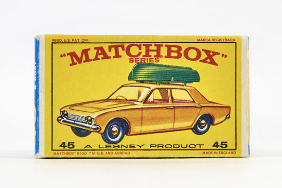 Matchbox 45 Ford Corsair with Boat OVP