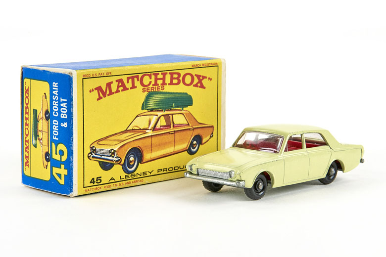 Matchbox 45 Ford Corsair with Boat