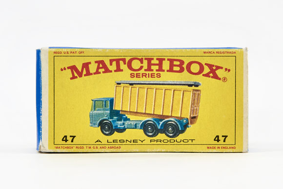 Matchbox 47 DAF Tipper Container Truck OVP