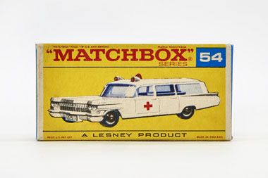 Matchbox 54 Cadillac Ambulance OVP
