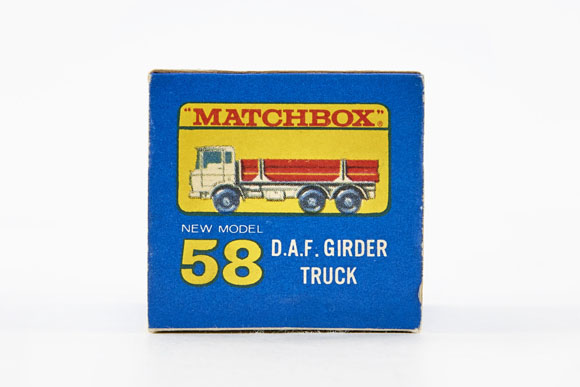 Matchbox 58 DAF Girder Truck OVP