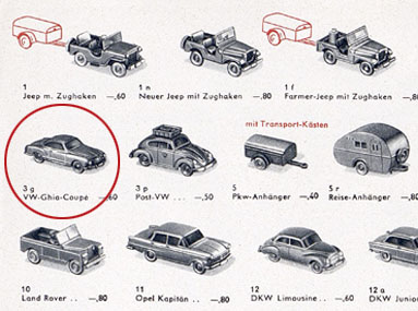 Wiking Katalog 1962