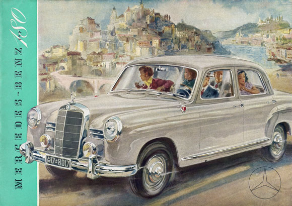 Prospekt Mercedes-Benz Typ 180 1955