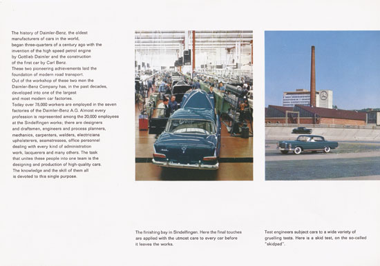 Brochure Mercedes Benz Passenger Cars 1963