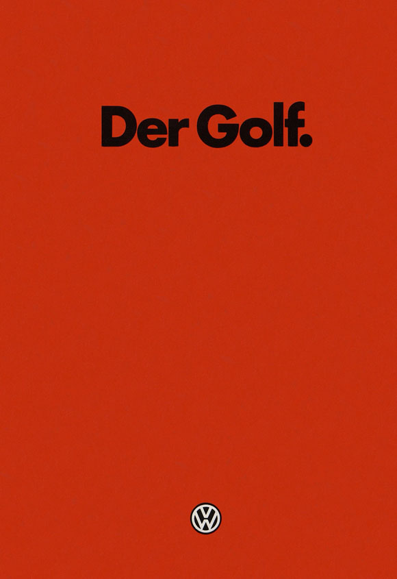 Broschüre VW Golf 1984