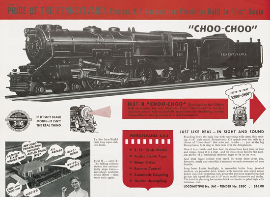 American Flyer Trains catalogue 1941