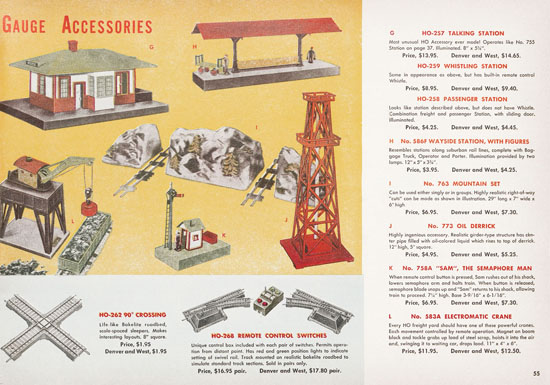 American Flyer Katalog 1950
