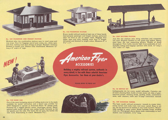 American Flyer Katalog 1952